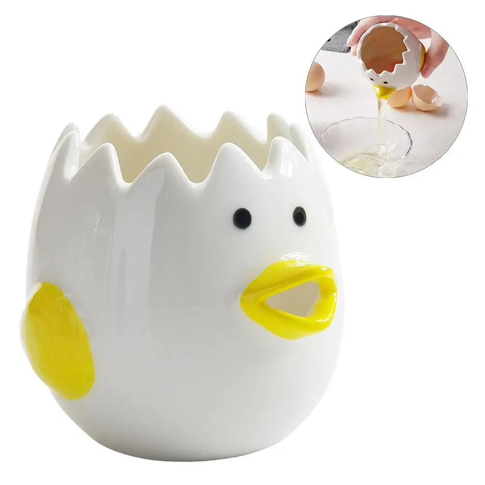 

Kitchen Tools Egg White Separator Ceramic Yolk Props Household Baking Supplies Egg Separator Kitchen Gadget Cooking