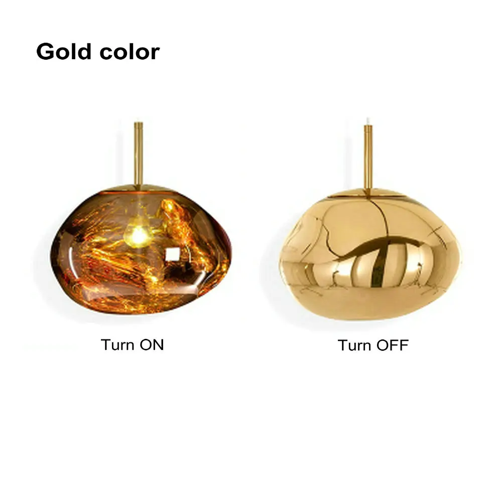 Vintage Modern LED Loft Nordic Decor Gold Glass Pendant Lights Fixtures Hanglamp Industrial Design Lamp for Kitchen Island Bedroom Dining Room Bar8