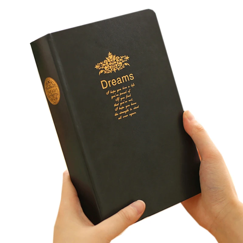 

Imperial Crown Hardcover Thick Notebook Stationery Notepad Dreams Sketchbook Memo Pad Blank Paper Bullet Journal Fountain Pen