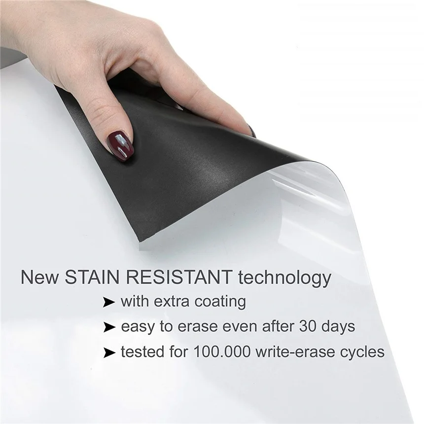 A5 Size Magnetic Whiteboard for Fridge Magnets Dry Erase White Board Marker Eraser Writing Record Message Board Remind Memo Pad - Image 3