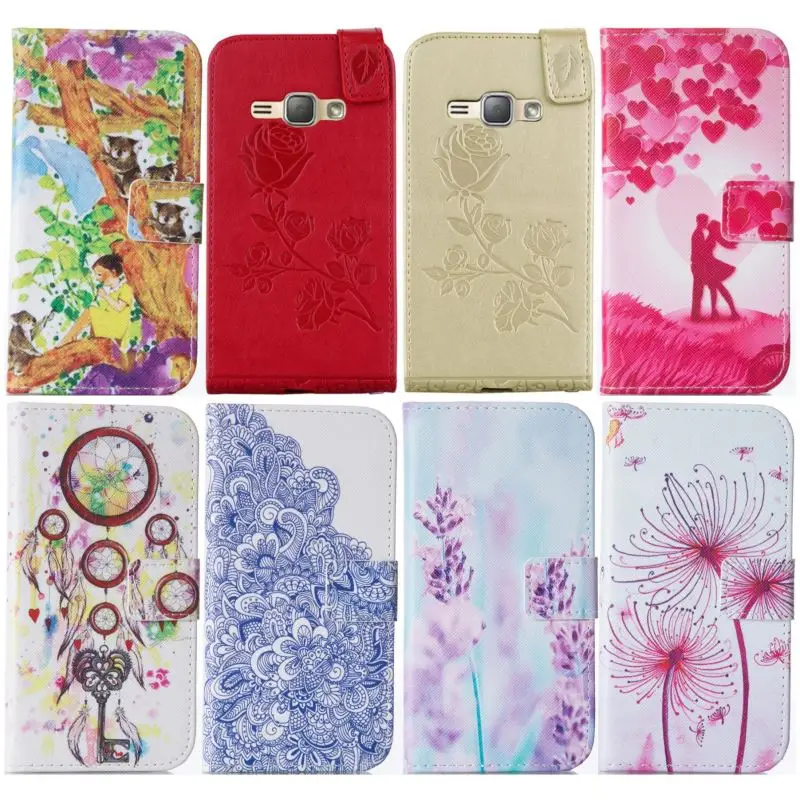 

Luxury Leather Case For Samsung j120 j120F flip cover For Samsung galaxy j1 2016 sm-j120f J1(6) case Phone Coque fundas Bag P23Z