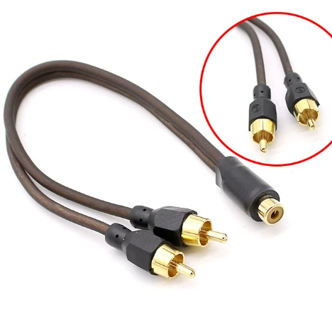 Jack male 1 One to six 6 rca male camplifier speaker cable 3.5 Turn 6  Computer with 5.1 sound of speaker audio cabl 3.5mm Lotus