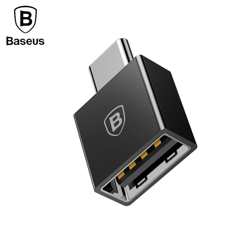 

BASEUS Mini Type-c Male to USB Female OTG Adapter Converter for Samsung for Macbook Huawei Mate 9 Data Sync USB Charging Adapter