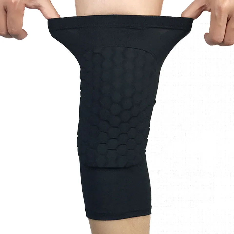 1 PC العسل منصات الركبة كرة السلة الرياضة نيباد الكرة الطائرة الركبة حامي هدفين دعم كرة القدم ضغط أكمام الساقين 1 PC العسل منصات الركبة كرة السلة الرياضة نيباد الكرة الطائرة الركبة حامي هدفين دعم كرة القدم ضغط أكمام الساقين