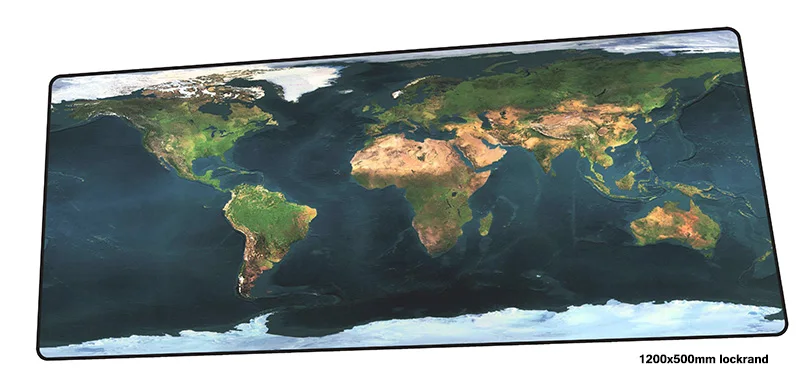 Коврик для мыши с картой мира 1200x500 мм|Коврики мышей| |