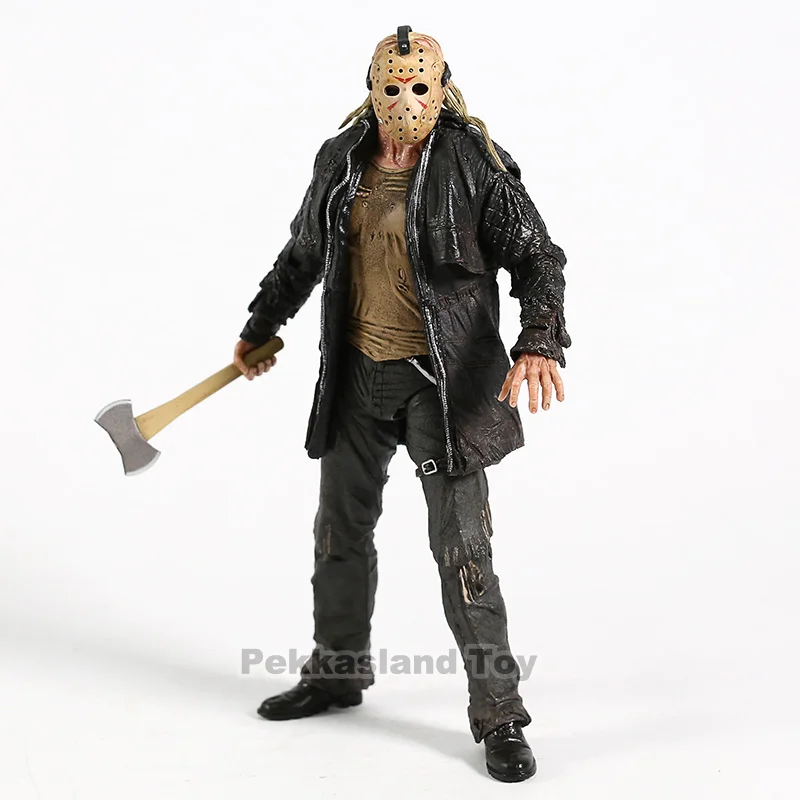 Новый NECA 2009 JASON Friday 13 Remake Voorhees Deluxe Edition конечные фигурки из ПВХ коллекция модель