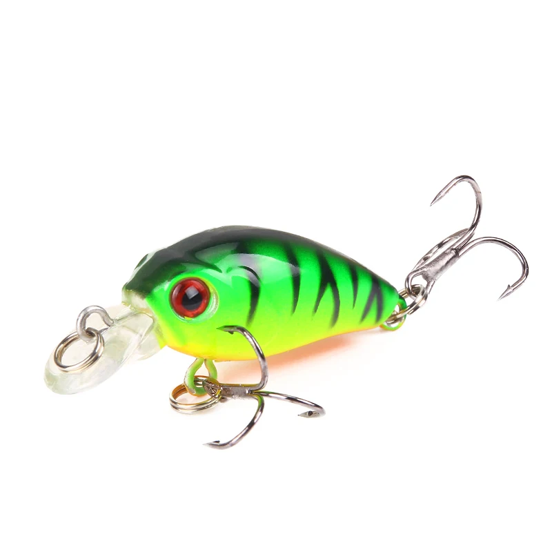 HAODIAOZHE 4.5 سنتيمتر 4.2g Crankbait الصيد إغراء الاصطناعي الساعد الطعم الثابت توبواتر أسماك الصيد Wobblers اليابان خطاف سنارة صيد السمك YU209