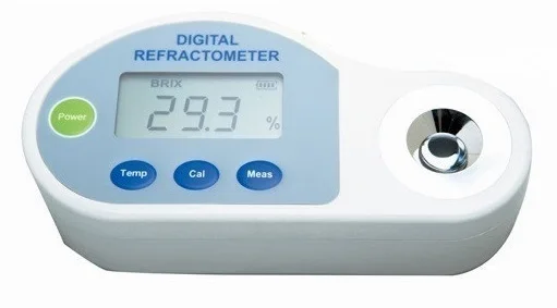 

Digital Brix Refractometer 0-45% Fruit Brix Meter Refractive Index 1.3330-1.4098