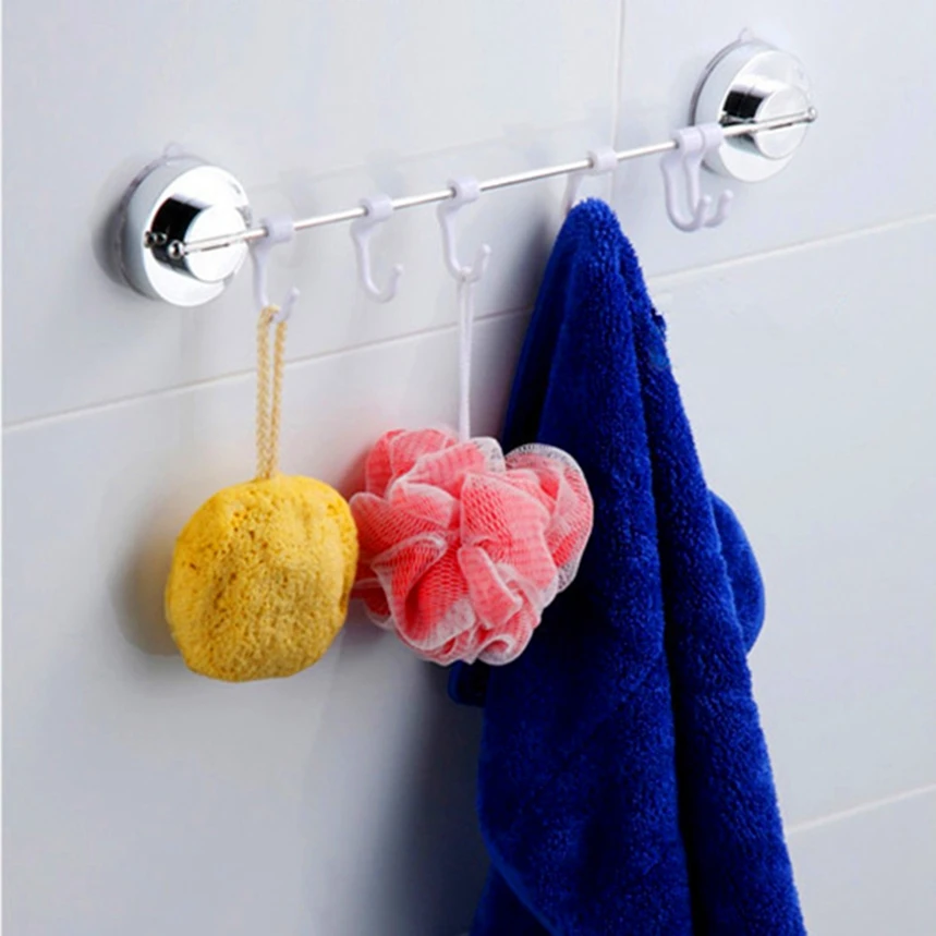 Stainless steel Sucker 6 Hooks Stainless Steel 6Hook Vacuum Sucker