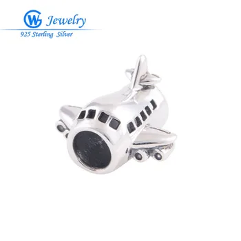 

New helicopter charms diy gift genuine 925 sterling silver jewelry fits brand bracelts GW Fashion jewelry T078H10