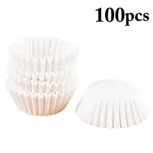 100 шт/партия анти-масляные бумажные обертки для кексов форма для порционной выпечки бумажные чашки для торта DIY для выпечки фонданта чашка кекса для кухонного торта инструменты