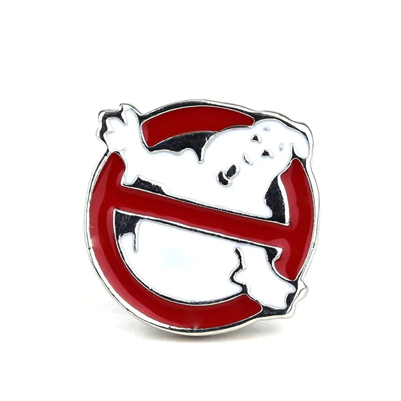 

Drop Shipping Cute Ghostbusters Logo Brooch Pin move brooch high quality gift for men & women badge pin Christmas movie jewelry