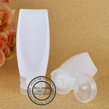 

Free shipping 50pc/lot, 50g Squeeze Bottle,Unique style inverted cream lotion plastic travelling bottles PE,Refillable Bottles