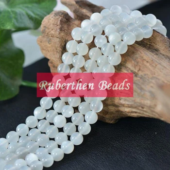 

Ruberthen 2018 High Quantity Trendy Natural Stone AB+ Moonstone Loose Beads Stone Round Bead Best Jewelry Making Accessory