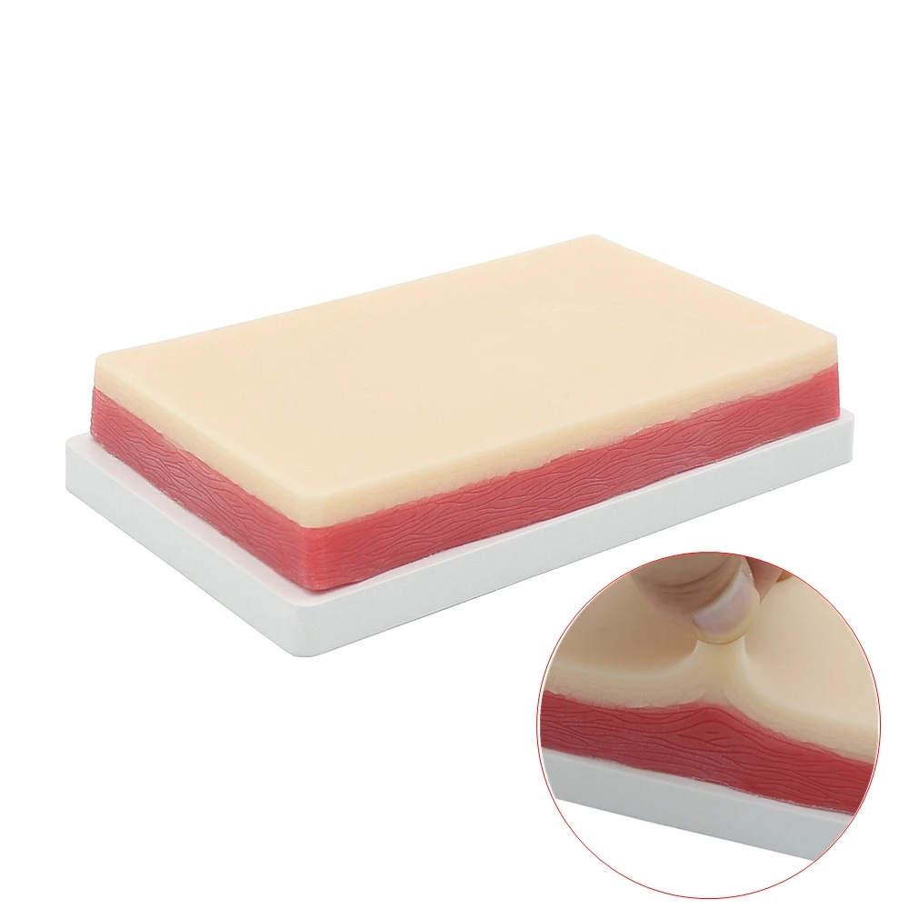 

Медицинская нить учебный набор, многоразовая модель для обучения медицинскому студенту, трехслойная модель искусственной кожи