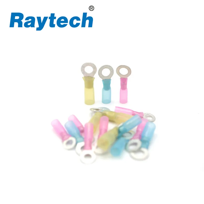 Raytech изолированный термоусадочный водонепроницаемый кольцевой терминал M4