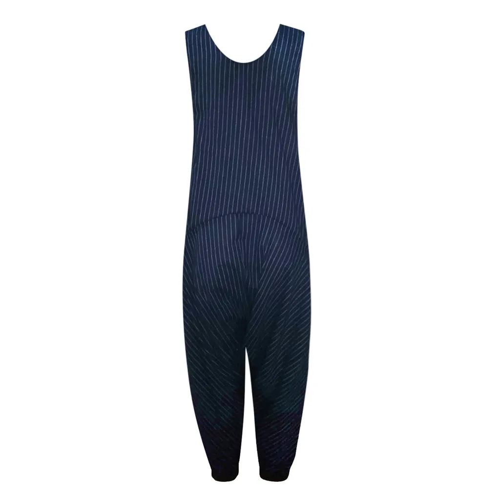 Сарафан для женщин Лето 2019 Boho Сексуальная Playsuit Кнопка спинки горошек в полоску с цветочным рисунком пляжный комбинезон женский