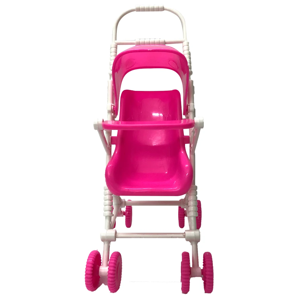 Nk Ensemble D Accessoires De Poupee Rose Poussette Pour Bebe Chariot Jouets De Pepiniere Mini Meubles Pour Barbie Dz Aliexpress