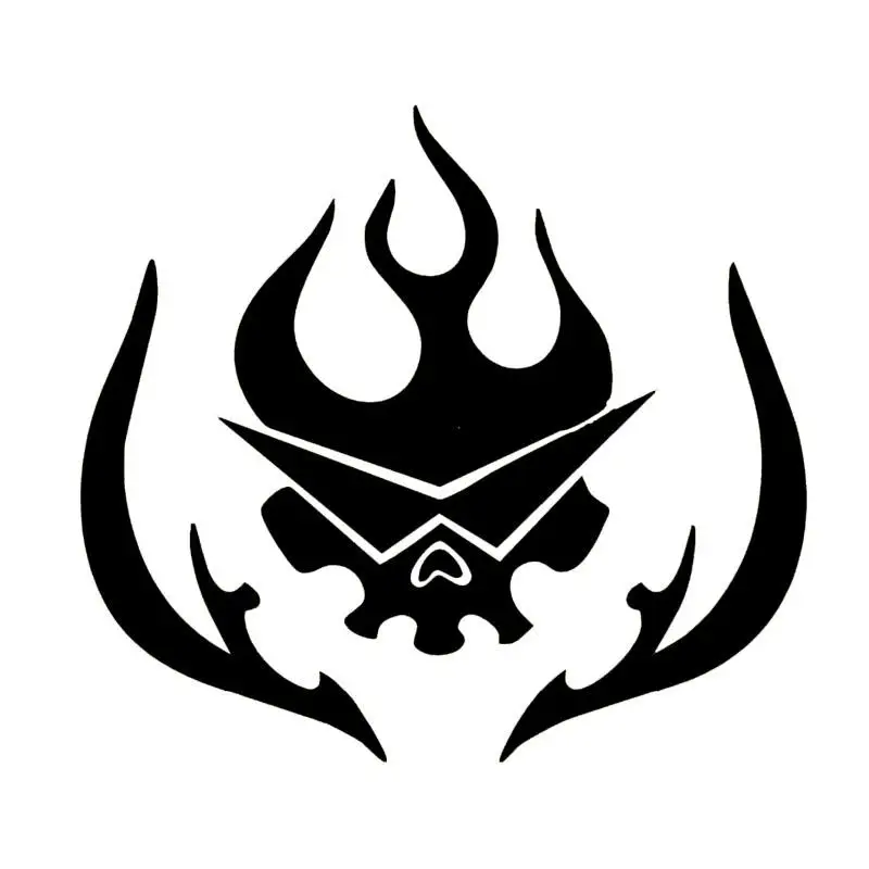 

13*13cm Car Sticker Jdm styling For Gurren Lagann Rear Windshield Bumper Vinyl Body Decal Waterproof Hot Sale Anime