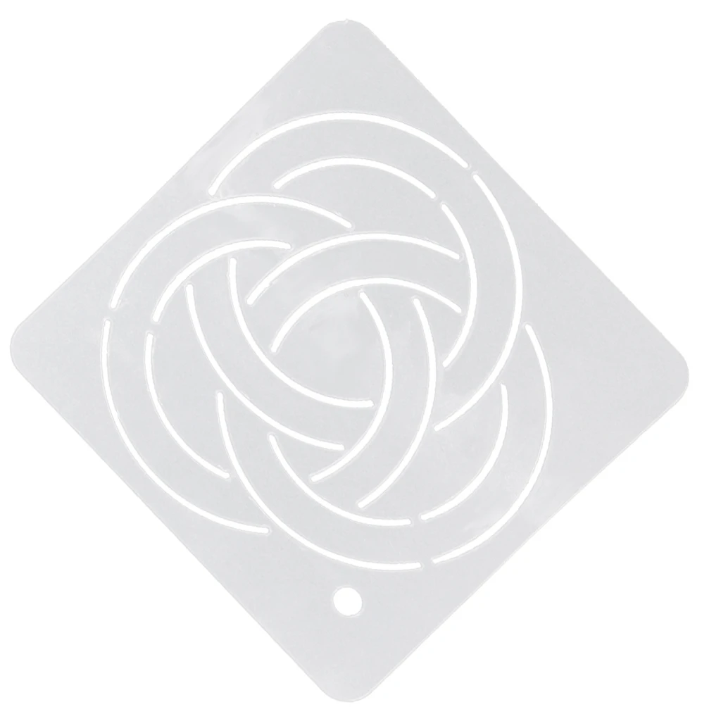 Semi-Transparent Acrylic Quilt Template Patchwork Embroidery Stencils 005