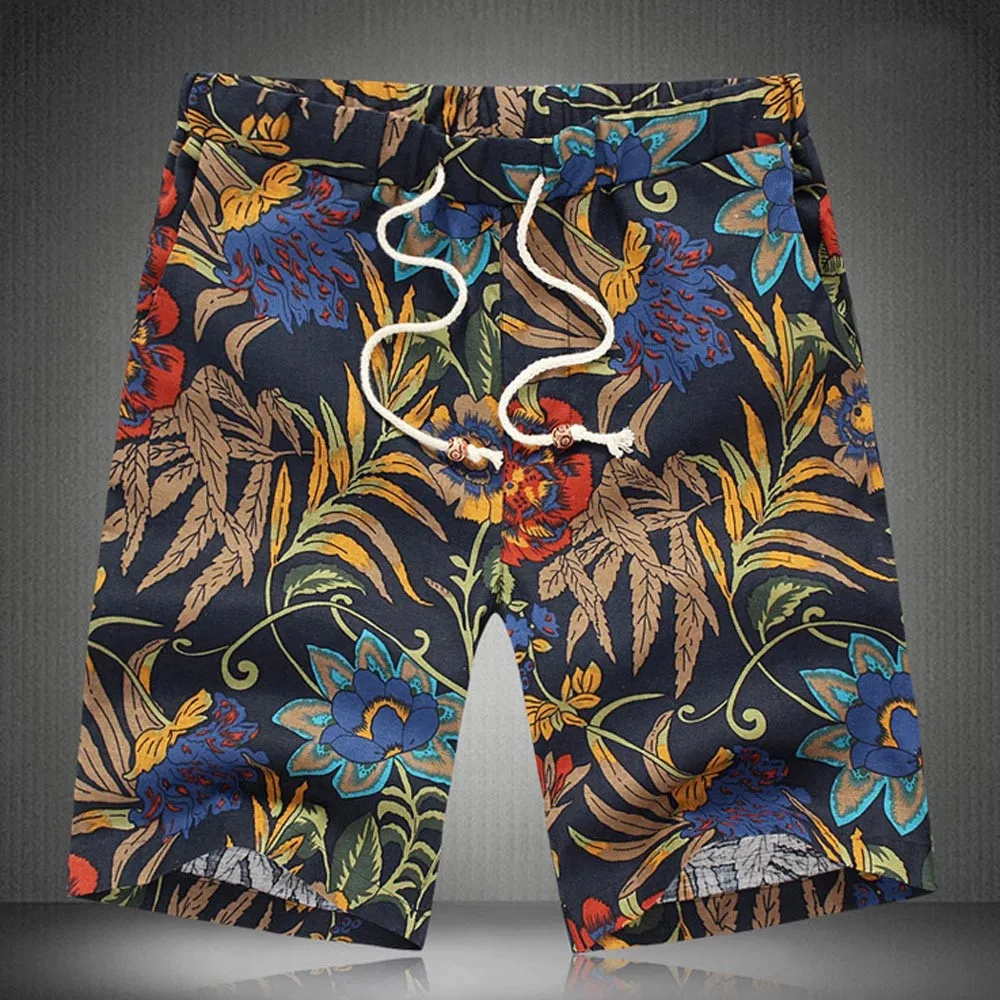 Men s Summer Sports Work Casual Printed Beach Trousers Harem Cargo Pants Jogger Dancing Pant Ripped 1