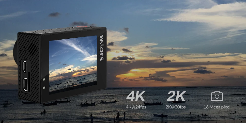 Экшн-камера SJCAM SJ6 Legend Novatek96660 Gyro 4K Ultra HD, WiFi, пульт дистанционного управления, экшн-видео камера, 16 Мп, водонепроницаемая Спортивная камера