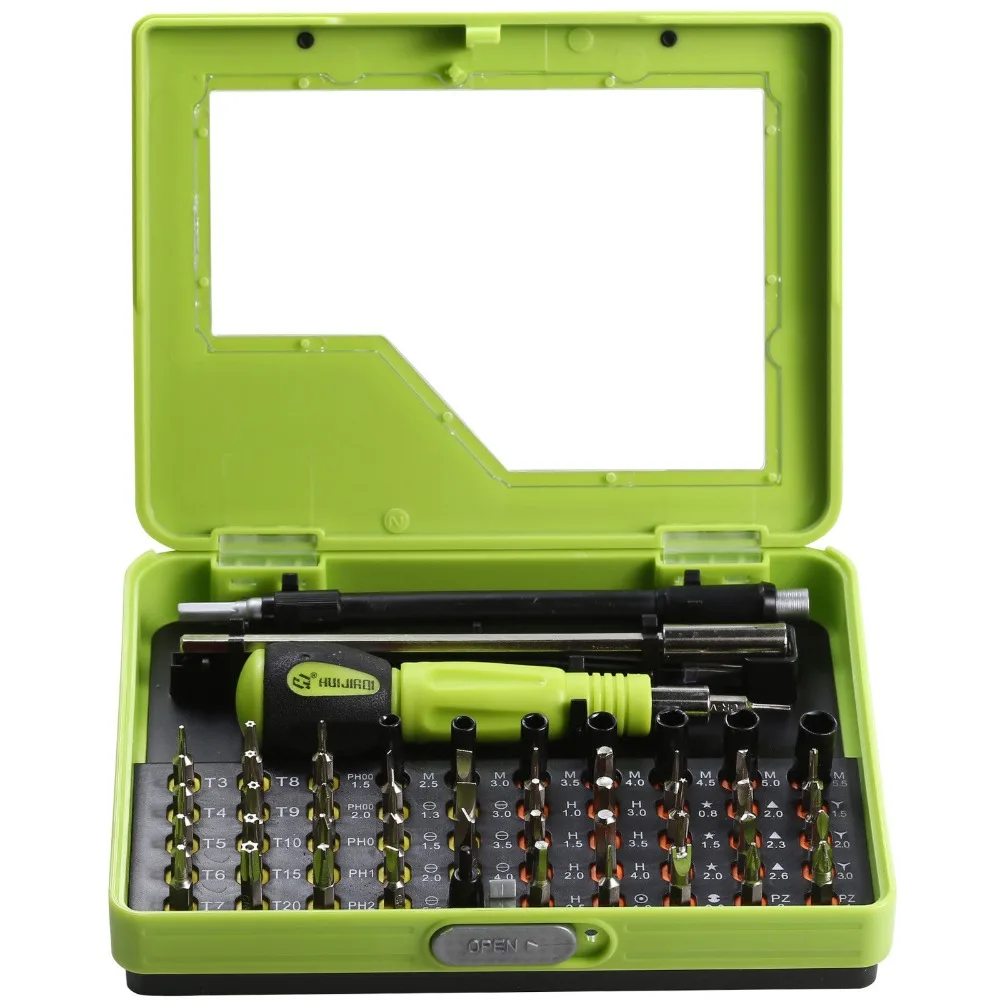 

#W00277# 53 in1 Multi-Bit Precision Torx Screwdriver Tweezer For iPhone apple iPad Laptop PC Cell Phone Repair Tool