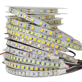 

DC 12V LED strip 5050 RGB 60LEDs/m,120LEDs/m 5M High Brightness 5054 LED Strip Light Cold Warm white LED Strip light Tape lamp