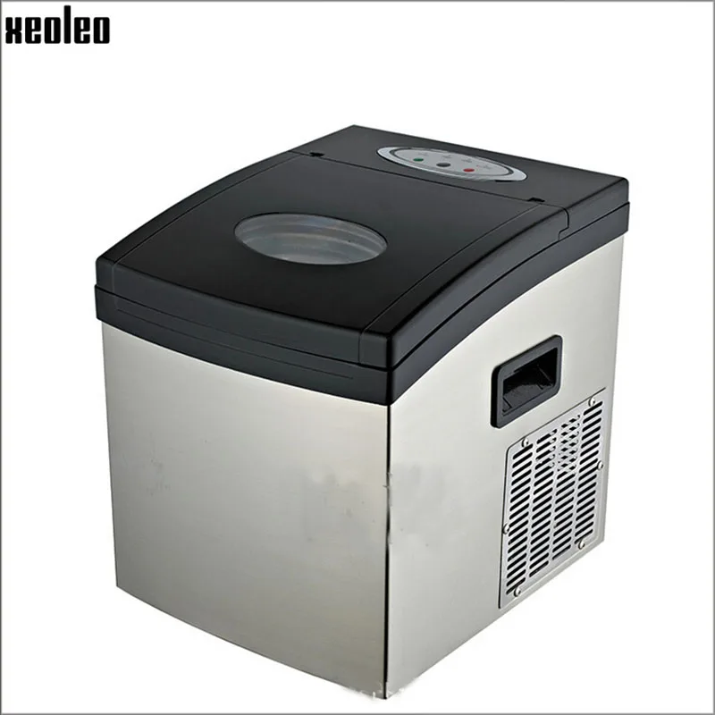 Xeoleo 15 кг/24 ч льда Куб льда machine1kg хранения нержавеющая сталь 1.5L воды коробка 24 Сетки 22*22*22 мм кофе магазин/БАР Применение