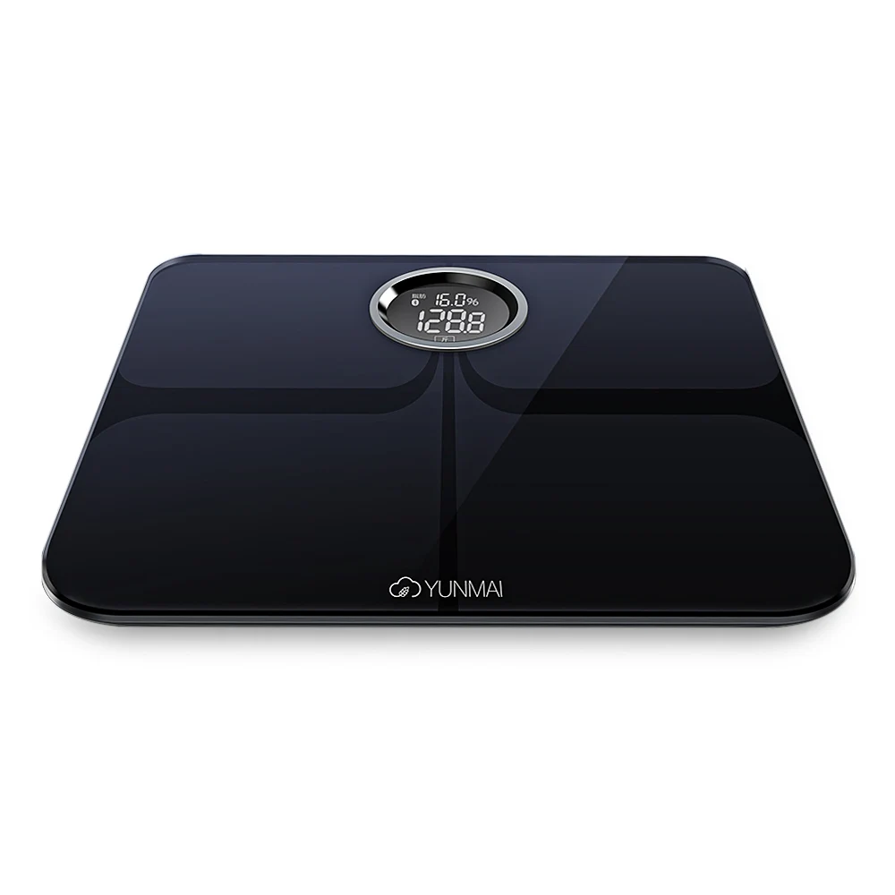 YUNMAI Premium M1301 Smart Body Fat Scale Bluetooth 4,0 приложение контроль композиции тела монитор 4,0 дюймов светодиодный экран