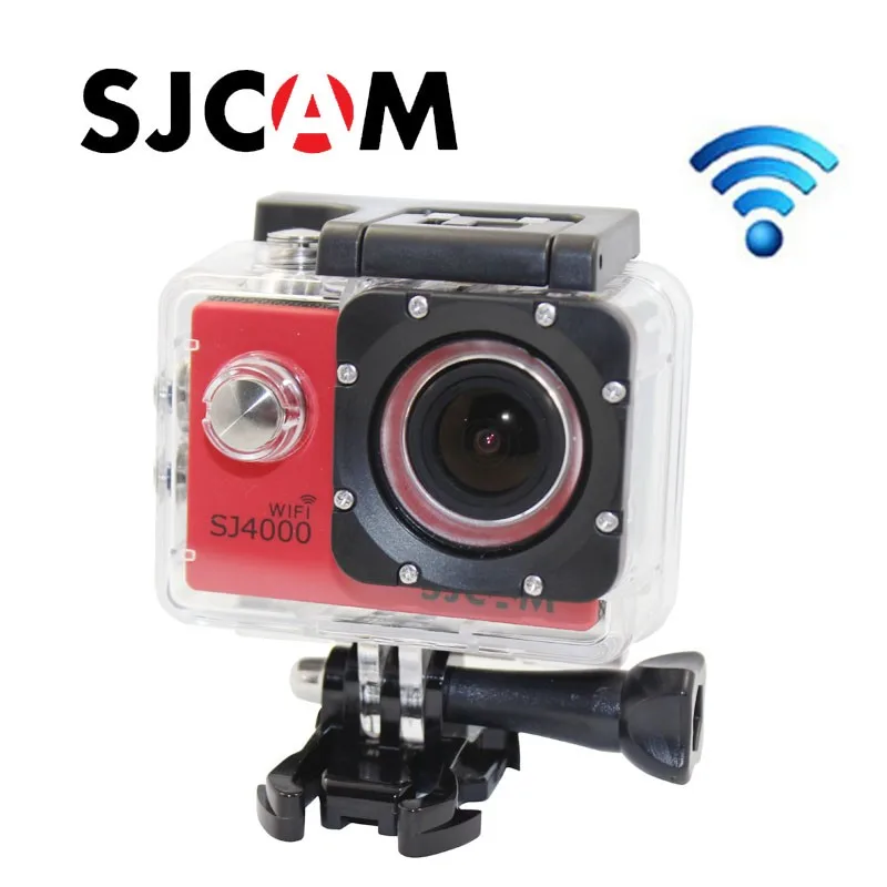 Аккумулятор SJCAM SJ4000 WI-FI, позволяющая погружаться под воду на глубину до 30 м Водонепроницаемый Экстремальный шлем Cam Спорт Action Cam