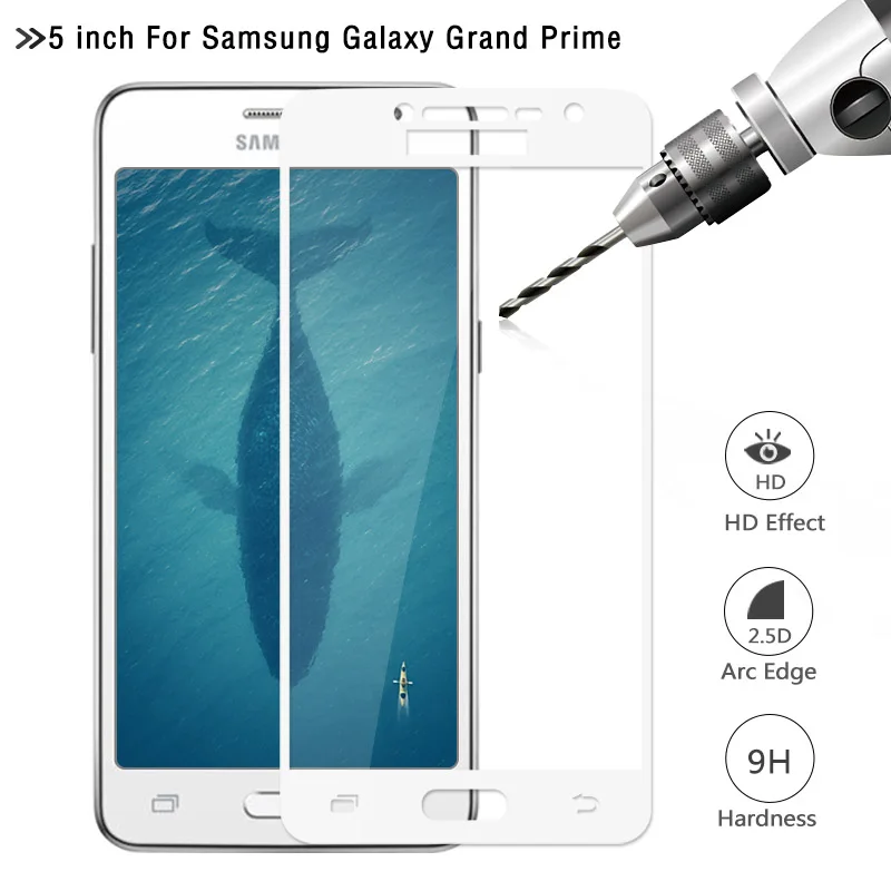 

For Samsung Galaxy Grand Prime Tempered Glass Screen Protector 2.5D 9H Safety Protective Film For Galaxy G530H G530M G531H G531