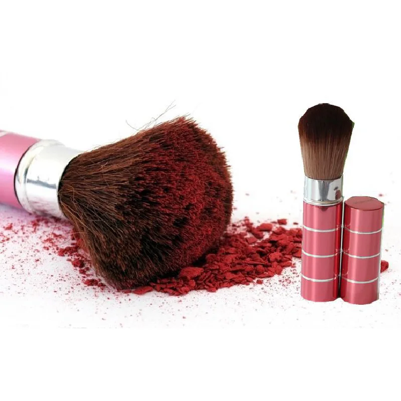 

Metal Telescopic Blush Brush Makeup Brush Face Cheek Contour Cosmetic Powder Foundation Blush Brush Angled Makeup Brush Tools