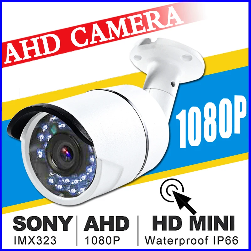 HD 1080/960/720 P 2MP AHD CCTV безопасности камера Открытый водостойкий синий светодио дный светодиод инфракрасный ночное видение металлическая пуля