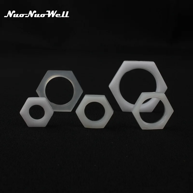 

10pcs NuoNuoWell Plastic Hexagon 1/8"~3/4" Thread Nut Connector Adapter Aquarium Air Pump Fish Tank Fittings Nut cap