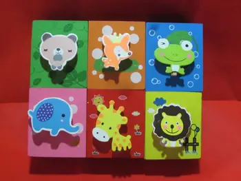 

Free ship!12pc!Children's Stationery Cartoon Wooden Pencil case / Creative fashion multifunction pen holders/pen stand