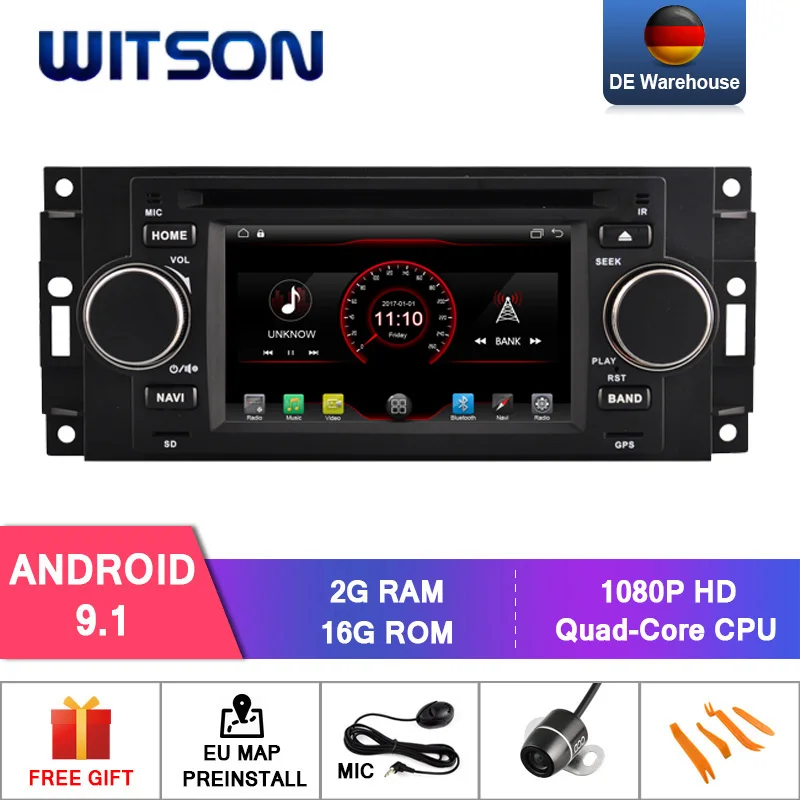 

WITSON android 10 Car Multimedia player 5 Inch For Chrysler/300C/Dodge/Jeep/Commander/Compass/Grand Cherokee Radio GPS DVD