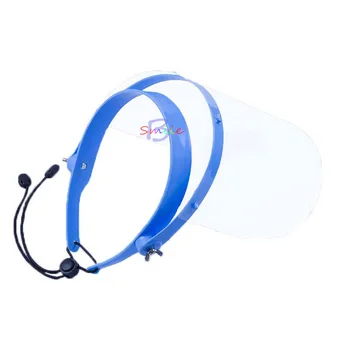 

1 Set Dentist Tools Detachable FaceShield Replacement Covers Dental FaceShield 1 Frame with 10 Films Dental Protective Cover