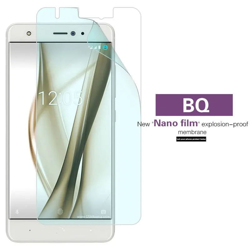 

Clear Best Quality Waterproof Screen Protector Film For BQ Aquaris X Pro X5 Explosion-proof Nano Soft Film With Cleaning Tools