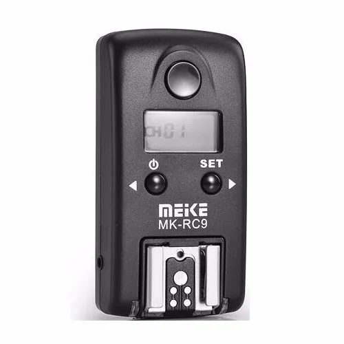 

Meike Single MK-RC9 Transmitter 100m Flash Wireless LCD Timer Synchronized Flash Trigger suit for Nikon D810A, D810, D4, N90s
