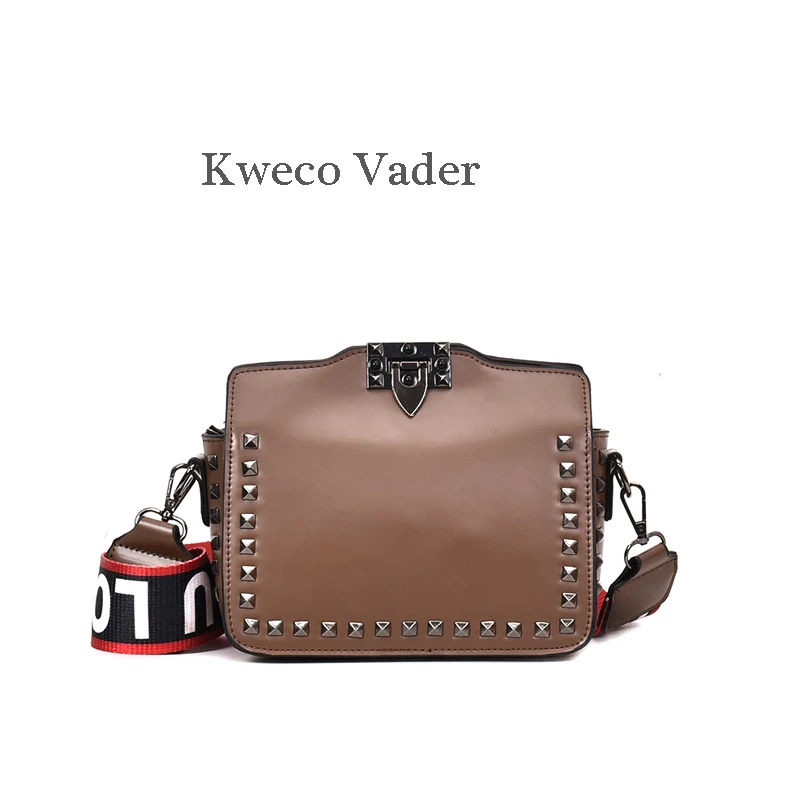 

High Quality Women Shoulder Messenger Bags for Women 2018 Design Rivet Crossbody Bag Retro Bag Fashion Handbag Bolsas Feminina