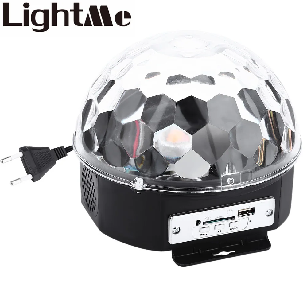 

LightMe Mini Portable LED Stage Lights DJ KTV Home Party Disco 6 Colors LED Stage Lighting Powered By CR2025 Battery 90-240V 20W