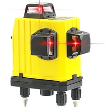 12 линий 3D лазерный уровень самонивелирующийся 360 горизонтальный и вертикальный крест супер мощный красный лазерный луч линии литиевая батарея