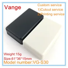 40 шт./лот электронная распределительная коробка инструмент из АБС-пластика Корпус diy 61*36*15 мм два цвета доступны для провода разъем