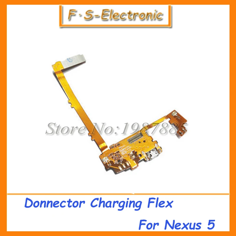 

Free shipping For LG google nexus 5 D820 D821 Mic Microphone USB Charger Charging port for nexus5 dock connector flex cable