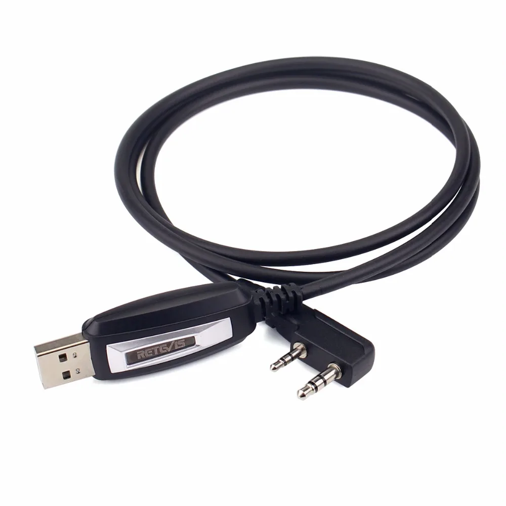 Retevis USB кабель для программирования для KENWOOD Baofeng UV-5R BF-888S revevis H777 rt5r rt22 rt80 TYT ham Радио Двухканальные рации c9018a