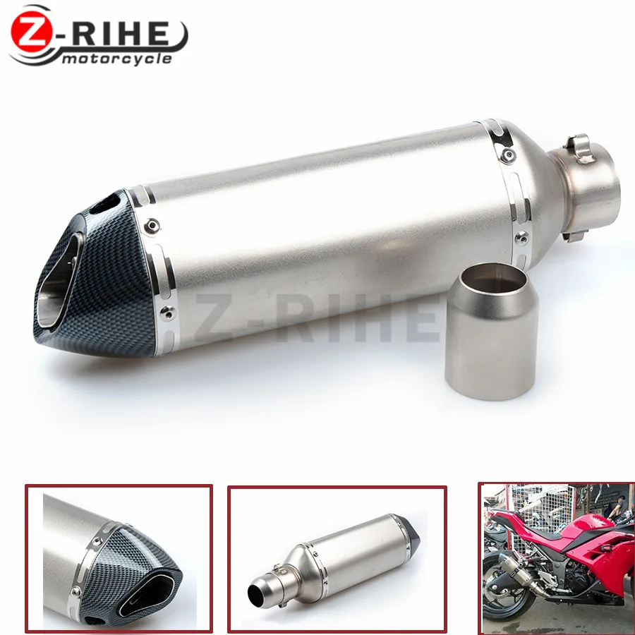 for z800 36-51mm universal Motorcycle Exhaust pipe muffler For Yamaha FZ6 FAZER 2004-2010 FZ6R 2009-2011 FZ8 2011-2013 FZ1 | Автомобили и