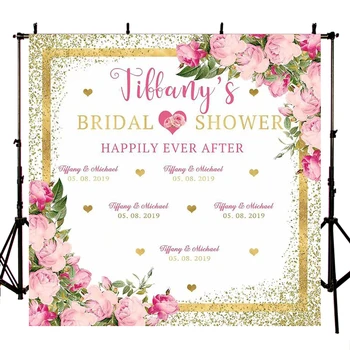 

MEHOFOTO Blossom Rose Flowers Wedding Wall Baby Kid Photography Backgrounds Custom Photographic Backdrops Props for Photo Studio