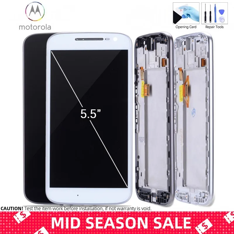 

Original LCD For Motorola Moto G4 LCD Display Touch Screen For Moto G4 LCD Digitizer Assembly Replacement Black White