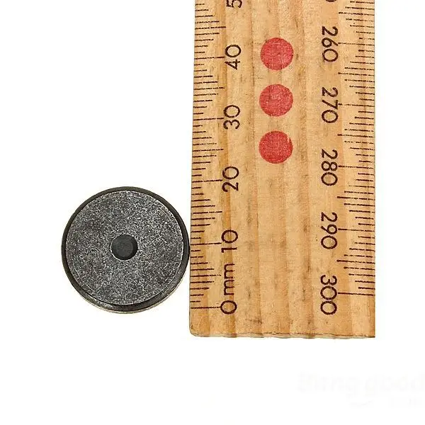 tradenium 5Pcs Strong Round Ferrite Disc 20mm Dia x 3mm Magnets |